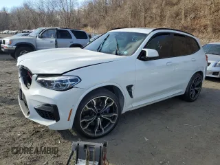 2021 BMW X3 M with VIN 5YMTS0C04M9F31197, listed as a Copart auction lot 88152975 with 0 mi miles and Salvage Title. Bid and sale history available at carsss.com. Image 1.