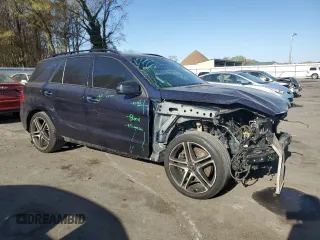2018 Mercedes-Benz GLE 43 AMG with VIN 4JGDA6EB4JA995756, listed as a Copart auction lot 78645314 with 69,830 mi miles and Salvage Title. Bid and sale history available at DreamBid. Image 4.