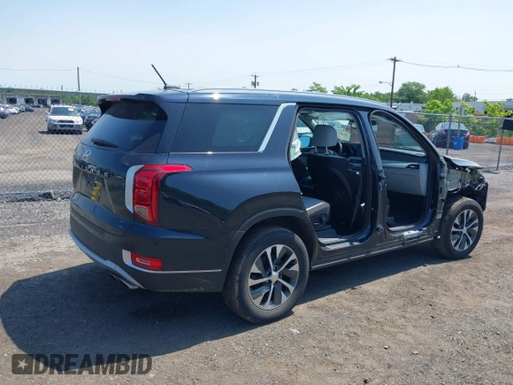 2022 Hyundai Palisade SEL with VIN KM8R24HE8NU439161, listed as a IAAI auction lot 42401797 with 86,436 mi miles and . Bid and sale history available at DreamBid. Image 4.