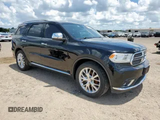 2017 Dodge Durango SXT with VIN 1C4RDHAG6HC680745, listed as a Copart auction lot 62388545 with 129,844 mi miles and Salvage title. Bid and sale history available at DreamBid. Image 4.