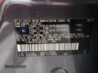 2018 Toyota RAV4 XLE z VIN 2T3WFREV9JW410228, wystawiony jako Copart lot #52987615 z przebiegiem 206 487 mil mil oraz Szkoda całkowita • Salvage title. Historia ofert i sprzedaży dostępna na DreamBid. Obrazek 13.