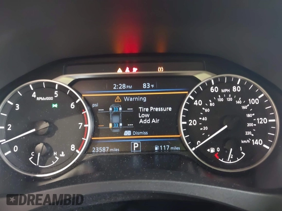 2024 Nissan Altima SR with VIN 1N4BL4CV2RN410920, listed as a IAAI auction lot 42474952 with 23,587 mi miles and . Bid and sale history available at DreamBid. Image 7.