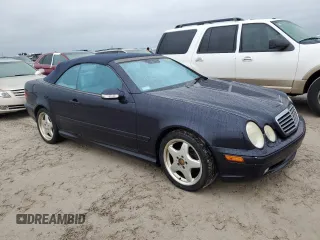 2001 Mercedes-Benz CLK 320/430 with VIN WDBLK70G81T062614, listed as a Copart auction lot 74614314 with Not Provided miles and Salvage Title. Bid and sale history available at carsss.com. Image 4.