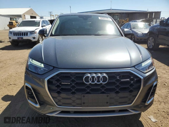 2022 Audi Q5 S line Premium with VIN WA1GAAFY5N2101636, listed as a Copart auction lot 68905304 with 16,019 mi miles and Salvage Title. Bid and sale history available at carsss.com. Image 5.
