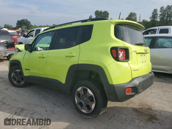 2017 Jeep Renegade Sport with VIN ZACCJBAB4HPE92950, listed as a Copart auction lot 70692164 with 81,681 mi miles and Salvage Title. Bid and sale history available at DreamBid. Image 2.
