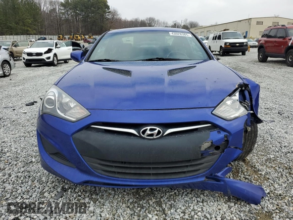 2013 Hyundai Genesis Coupe 2.0T Premium with VIN KMHHT6KDXDU082553, listed as a Copart auction lot 43928385 with 165,736 mi miles and Salvage Title. Bid and sale history available at carsss.com. Image 5.
