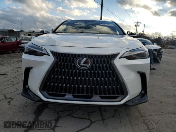 2025 Lexus NX with VIN JTJGGCEZ4S2019366, listed as a Copart auction lot 83571894 with 2,336 mi miles and Salvage Title. Bid and sale history available at carsss.com. Image 5.