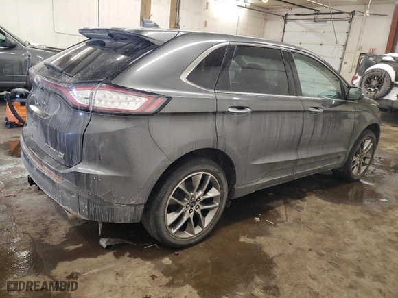 2015 Ford Edge Titanium with VIN 2FMPK4K80FBB73720, listed as a Copart auction lot 44783835 with 103,763 mi miles and Salvage Title. Bid and sale history available at carsss.com. Image 3.