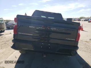 2024 Chevrolet Silverado 1500 Custom with VIN 1GCPDBEK1RZ116972, listed as a Copart auction lot 81566254 with 2,841 mi miles and Salvage Title. Bid and sale history available at DreamBid. Image 6.