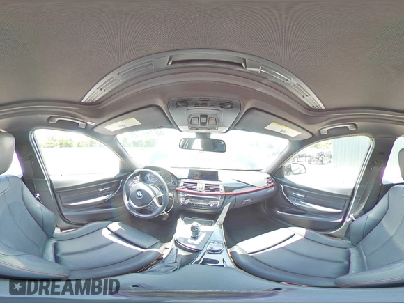 2015 BMW 3 Series 328i with VIN WBA3C1C5XFK118049, listed as a Copart auction lot 60166745 with 145,645 mi miles and Salvage title. Bid and sale history available at DreamBid. Image 14.