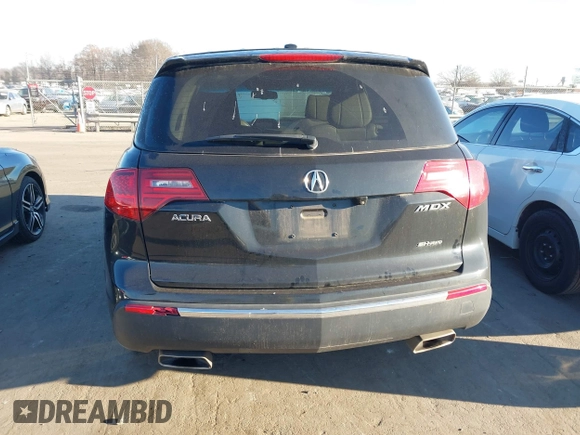2010 Acura MDX Technology Pkg with VIN 2HNYD2H68AH523947, listed as a IAAI auction lot 41132813 with 185,187 mi miles. Bid and sale history available at carsss.com. Image 16.