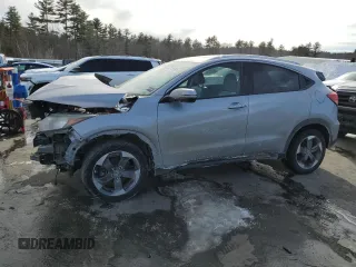 2018 Honda HR-V EX-L with VIN 3CZRU6H71JM722294, listed as a Copart auction lot 46113695 with 85,728 mi miles and Salvage Title. Bid and sale history available at DreamBid. Image 1.