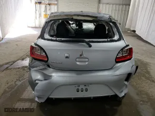 2024 Mitsubishi Mirage ES with VIN ML32AUHJ3RH016530, listed as a Copart auction lot 53630045 with 0 mi miles and Non Repairable. Bid and sale history available at carsss.com. Image 6.