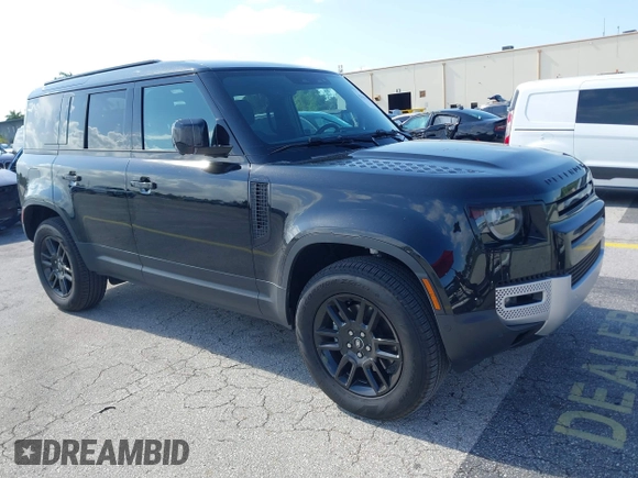 2025 Land Rover Defender S z VIN SALEJ7EX5S2391695, wystawiony jako IAAI lot #42346438 z przebiegiem 4926 mil mil oraz . Historia ofert i sprzedaży dostępna na DreamBid. Obrazek 1.