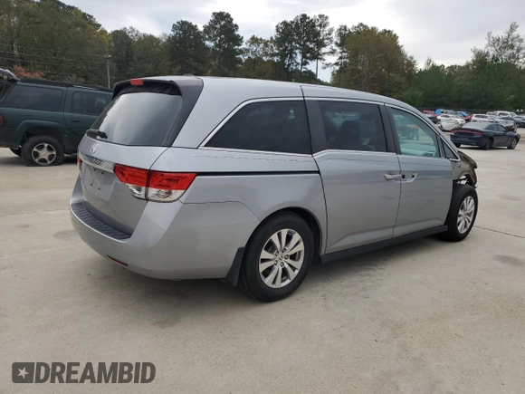 2016 Honda Odyssey EX-L with VIN 5FNRL5H66GB136181, listed as a Copart auction lot 81350074 with 103,175 mi miles and Salvage Title. Bid and sale history available at DreamBid. Image 3.