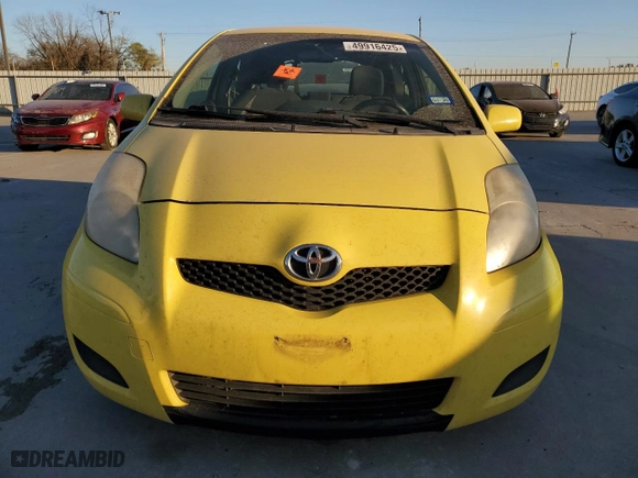 2009 Toyota Yaris with VIN JTDJT903995257894, listed as a Copart auction lot 49916425 with 0 mi miles and Salvage Title. Bid and sale history available at carsss.com. Image 5.
