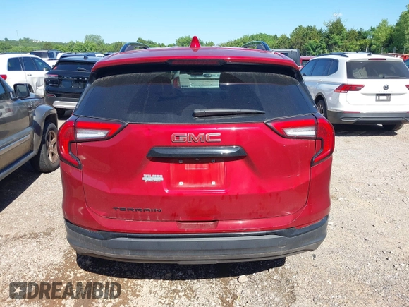 2023 GMC Terrain SLT z VIN 3GKALPEGXPL214487, wystawiony jako IAAI lot #42287611 z przebiegiem 54 520 mil mil oraz . Historia ofert i sprzedaży dostępna na DreamBid. Obrazek 16.