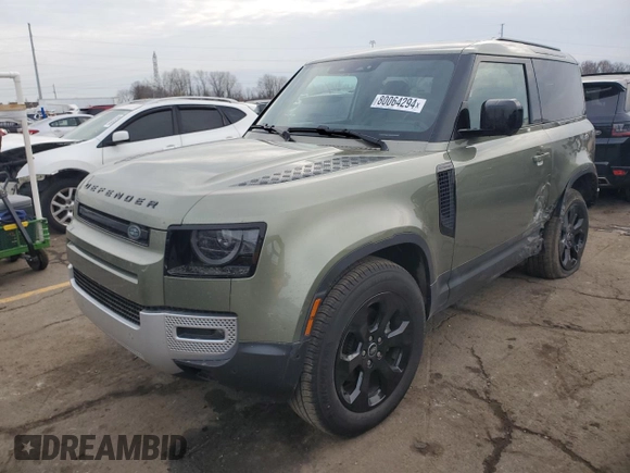 2024 Land Rover Defender S with VIN SALEJ6EX7R2284796, listed as a Copart auction lot 80064294 with 14,855 mi miles and Clean title. Bid and sale history available at DreamBid. Image 1.