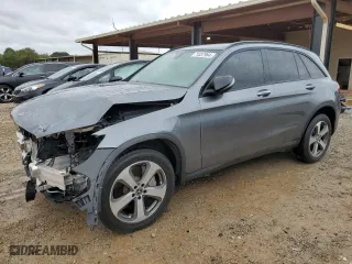 2019 Mercedes-Benz GLC with VIN WDC0G4JB7KV169144, listed as a Copart auction lot 71037964 with 53,797 mi miles and Salvage Title. Bid and sale history available at carsss.com. Image 1.