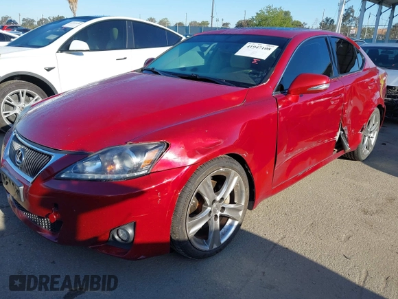 2012 Lexus IS 250 z VIN JTHBF5C24C5184608, wystawiony jako IAAI lot #41947108 z przebiegiem 223 021 mil mil oraz . Historia ofert i sprzedaży dostępna na DreamBid. Obrazek 2.