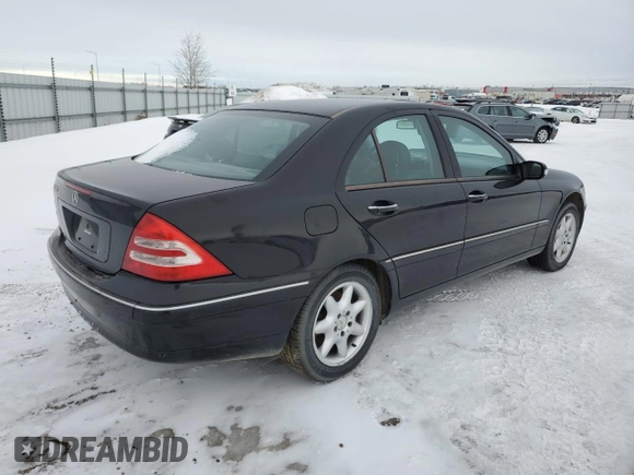 2003 Mercedes-Benz C 230/260/280/320 with VIN WDBRF64J73F298428, listed as a Copart auction lot 41707405 with 281,760 mi miles and Salvage Title. Bid and sale history available at DreamBid. Image 3.