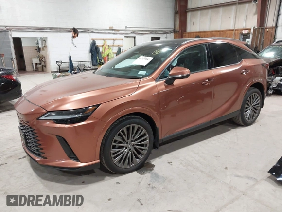 2024 Lexus RX 350 with VIN 2T2BAMCA8RC067896, listed as a IAAI auction lot 42329287 with 15,301 mi miles and . Bid and sale history available at DreamBid. Image 2.