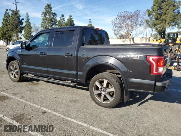 2015 Ford F-150 XLT with VIN 1FTEW1EP9FKE90564, listed as a Copart auction lot 50532105 with 123,494 mi miles and Salvage title. Bid and sale history available at DreamBid. Image 2.