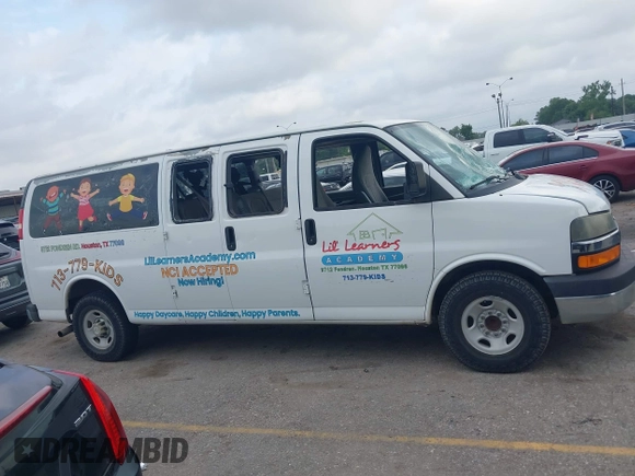 2012 Chevrolet Express Passenger 1LT с VIN 1GAZG1FG3C1154352, выставлен на аукционе IAAI как лот 42148091 с пробегом 83 464 миль миль и . История ставок и продаж доступна на DreamBid. Изображение 13.