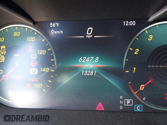 2023 Mercedes-Benz C 300 with VIN W1KWJ8DB3PG119749, listed as a IAAI auction lot 41625733 with 13,281 mi miles and . Bid and sale history available at DreamBid. Image 15.
