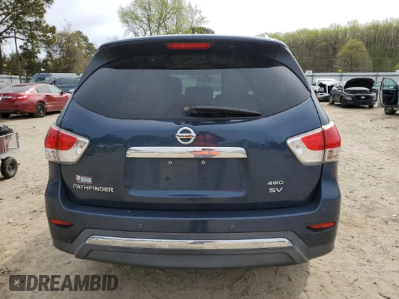 2013 Nissan Pathfinder SV z VIN 5N1AR2MM8DC641237, wystawiony jako Copart lot #51488765 z przebiegiem 153 473 mil mil oraz Szkoda całkowita • Salvage title. Historia ofert i sprzedaży dostępna na DreamBid. Obrazek 6.