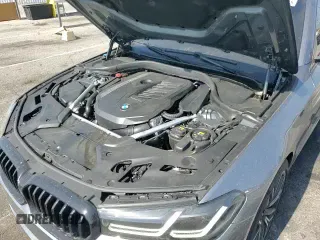 2021 BMW 5 Series 540i with VIN WBA53BJ02MWX02912, listed as a Copart auction lot 59173975 with 44,402 mi miles and Salvage title. Bid and sale history available at DreamBid. Image 16.