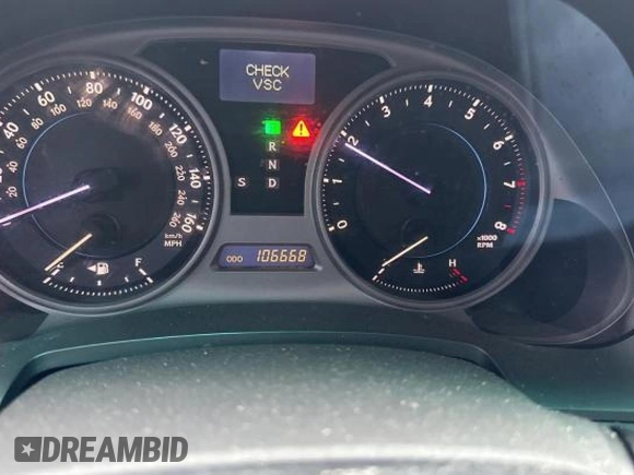 2006 Lexus IS 250 with VIN JTHCK262762007289, listed as a Copart auction lot 42419795 with 106,668 mi miles and Clean Title. Bid and sale history available at DreamBid. Image 8.