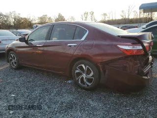 2017 Honda Accord LX with VIN 1HGCR2F30HA232458, listed as a Copart auction lot 50519515 with 126,589 mi miles and Salvage Title. Bid and sale history available at carsss.com. Image 2.