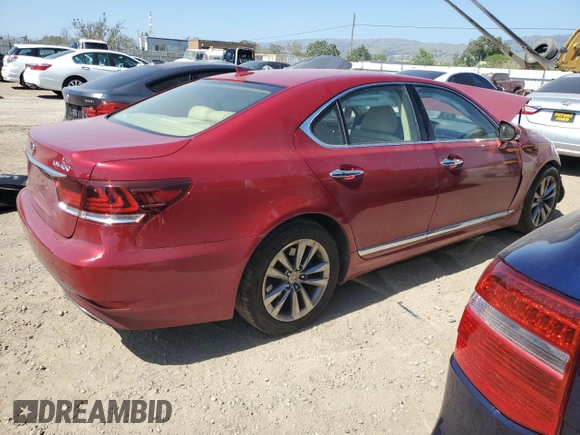 2013 Lexus LS 460 z VIN JTHBL5EF2D5124370, wystawiony jako Copart lot #56063585 z przebiegiem 122 301 mil mil oraz Szkoda całkowita • Salvage title. Historia ofert i sprzedaży dostępna na DreamBid. Obrazek 3.