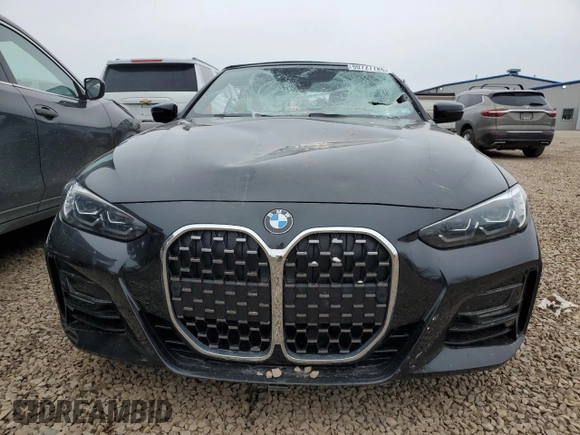 2023 BMW 4 Series 430i xDrive with VIN WBA43AT08PCM90476, listed as a Copart auction lot 50727785 with 11,677 mi miles and Salvage Title. Bid and sale history available at DreamBid. Image 5.