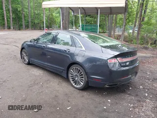 2013 Lincoln MKZ with VIN 3LN6L2J98DR817275, listed as a IAAI auction lot 42196186 with 128,456 mi miles. Bid and sale history available at carsss.com. Image 3.