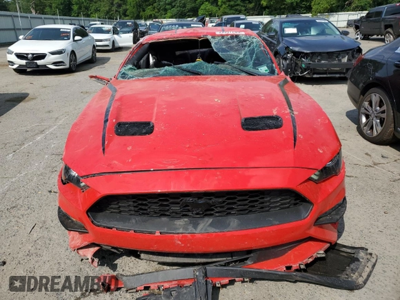 2018 Ford Mustang EcoBoost с VIN 1FA6P8TH4J5185282, выставлен на аукционе Copart как лот 59387205 с пробегом 83 397 миль миль и Списание • Salvage title. История ставок и продаж доступна на DreamBid. Изображение 5.