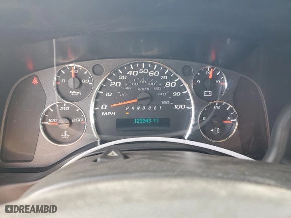 2009 GMC Savana Cargo Van with VIN 1GTGG25C791124332, listed as a Copart auction lot 72819464 with 123,243 mi miles and Salvage Title. Bid and sale history available at carsss.com. Image 9.