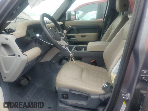 2021 Land Rover Defender S с VIN SALEJ7RX7M2062011, выставлен на аукционе Copart как лот 54678665 с пробегом 38 533 миль миль и Списание • Salvage title. История ставок и продаж доступна на DreamBid. Изображение 7.