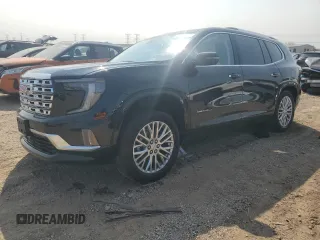 2024 GMC Acadia FWD Denali z VIN 1GKENLKS7RJ166213, wystawiony jako Copart lot #71056014 z przebiegiem 8093 mil mil oraz Szkody całkowita. Historia ofert i sprzedaży dostępna na DreamBid. Obrazek 1.