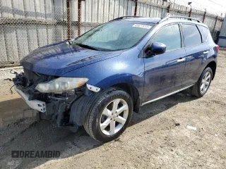 2009 Nissan Murano LE with VIN JN8AZ18W19W105427, listed as a Copart auction lot 45677415 with 177,682 mi miles and Salvage Title. Bid and sale history available at carsss.com. Image 1.