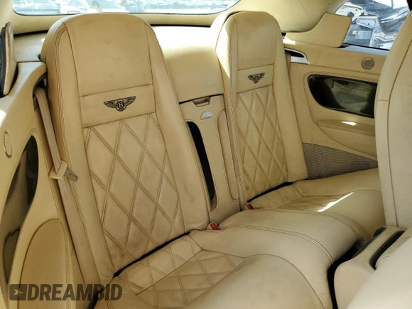 2010 Bentley Continental GT with VIN SCBDP3ZA2AC064277, listed as a Copart auction lot 44899245 with 38,206 mi miles and Salvage Title. Bid and sale history available at DreamBid. Image 10.