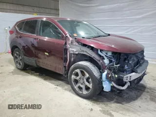 2018 Honda CR-V EX-L with VIN 7FARW2H89JE003899, listed as a Copart auction lot 47533495 with 116,416 mi miles and Salvage Title. Bid and sale history available at carsss.com. Image 4.