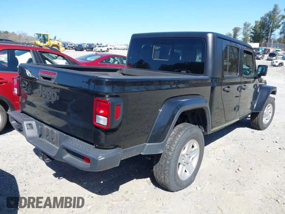2023 Jeep Gladiator Sport S z VIN 1C6HJTAG8PL528821, wystawiony jako IAAI lot #41777653 z przebiegiem 65 656 mil mil oraz . Historia ofert i sprzedaży dostępna na DreamBid. Obrazek 4.