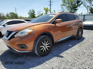 2016 Nissan Murano SV z VIN 5N1AZ2MG1GN145845, wystawiony jako Copart lot #53583945 z przebiegiem 104 065 mil mil oraz Szkoda całkowita • Salvage title. Historia ofert i sprzedaży dostępna na DreamBid. Obrazek 1.