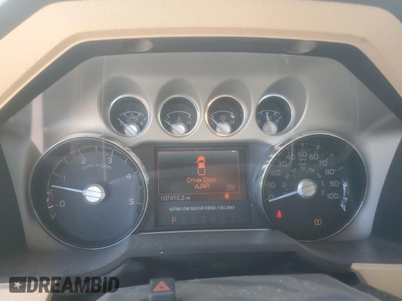 2012 Ford Super Duty F-250 SRW XL with VIN 1FT7W2BTXCEB48177, listed as a Copart auction lot 44240755 with 107,415 mi miles and Salvage Title. Bid and sale history available at carsss.com. Image 9.