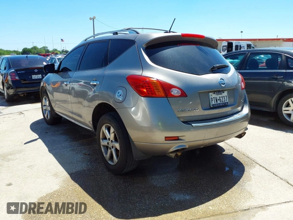 2010 Nissan Murano S with VIN JN8AZ1MU8AW018956, listed as a IAAI auction lot 42088095 with 151,844 mi miles. Bid and sale history available at carsss.com. Image 3.