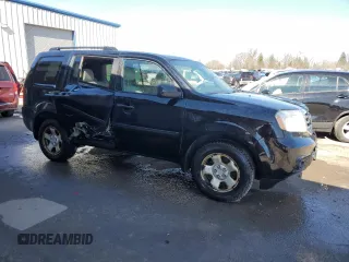 2014 Honda Pilot LX with VIN 5FNYF4H26EB002150, listed as a Copart auction lot 53371535 with 114,428 mi miles and Salvage Title. Bid and sale history available at DreamBid. Image 4.