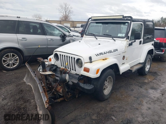 1997 Jeep Wrangler Sahara with VIN 1J4FY49S1VP503639, listed as a IAAI auction lot 41708134 with 102,196 mi miles and . Bid and sale history available at carsss.com. Image 18.
