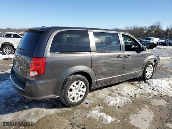 2019 Dodge Grand Caravan SE with VIN 2C4RDGBGXKR799020, listed as a Copart auction lot 88506065 with NaN miles and Salvage Title. Bid and sale history available at carsss.com. Image 3.